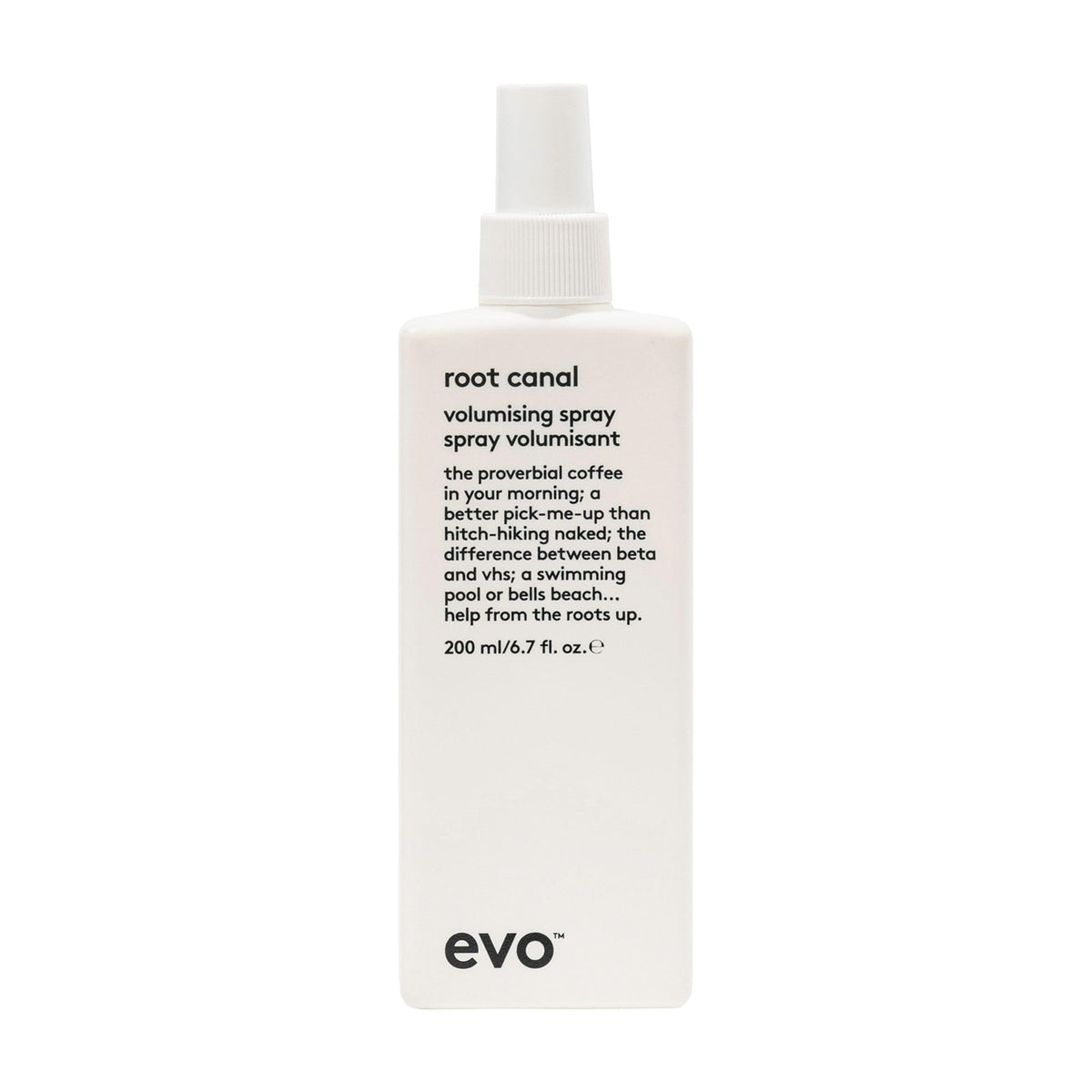 EVO Root Canal Base Support Spray, Volumizing, Non-Aerosol Spray Designed to Build Body and Texture - 6.8 Ounce