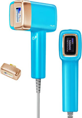 MLAY IPL Laser Hair Removal for Women Men, Epilators Hair, Hair Removal Machine with Ice Cooling, 500,000Flashes, Painless Hair Remover Device for Armpit Bikini Line Face Back Leg Arm(HR+Bikini Lamp)