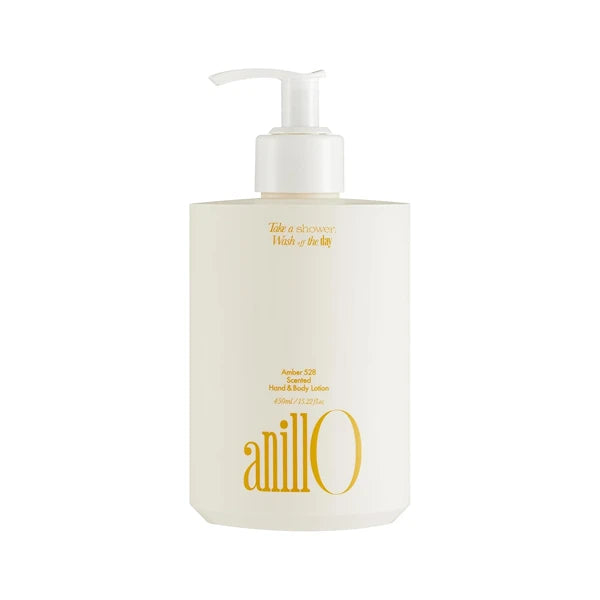 ANILLO Amber528 Body Lotion – Hydrating Yuzu & Cedarwood, Fast-Absorbing & Non-Greasy, Moisturizer with Ceramide & Hyaluronic Acid for Dry Skin, Daily Use (15.22 fl oz)