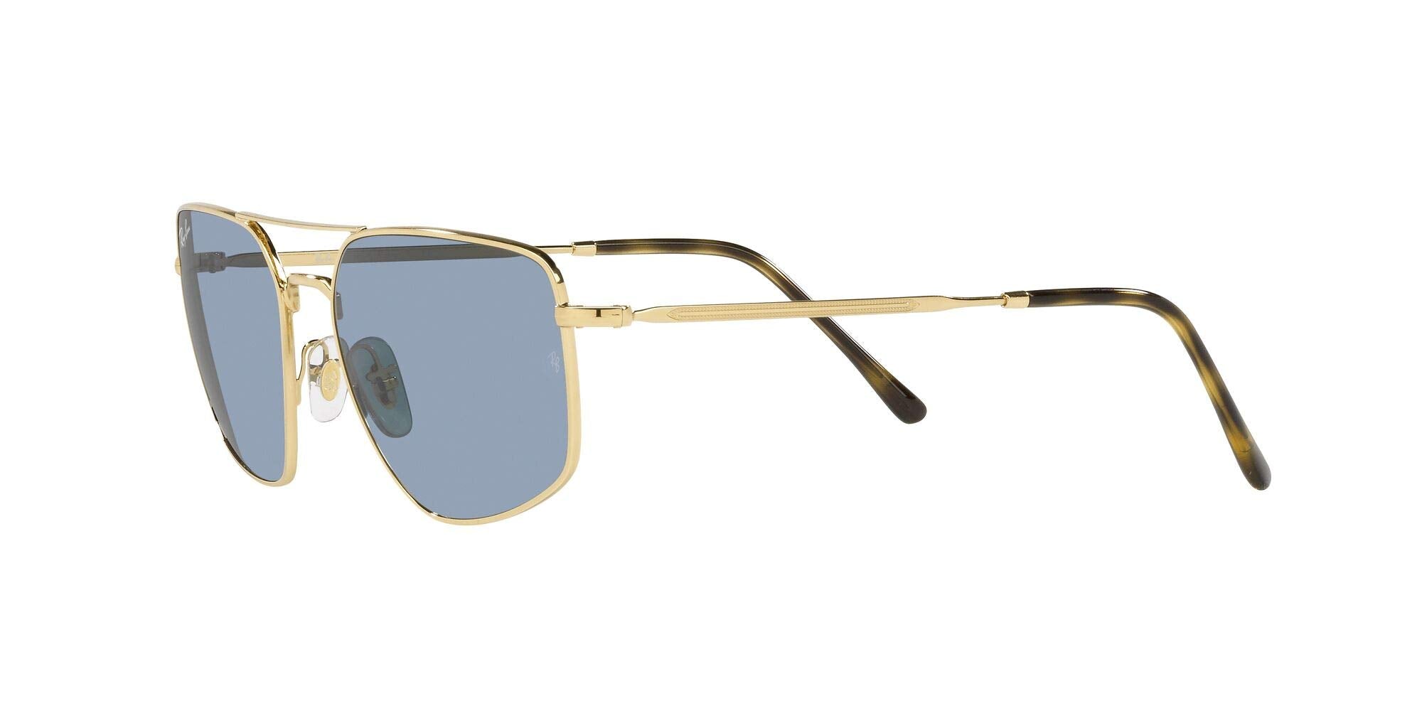 Ray-Ban (0RB3666) Rectangular Sunglasses - Arista/Blue