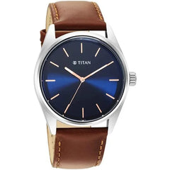 Titan Analog Blue Dial Men's Watch-NP1866SL01/NP1866SL01