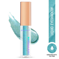 Insight Cosmetics Liquid Eyeshadow | Waterproof | Smooth Glide Formula | Highly Pigmented Eyeshadow With Radiant Shimmer Finish | Non-Transfer, Insta Dry, Long Wearing Eyeshadow(3 gm), Ocean Chrome