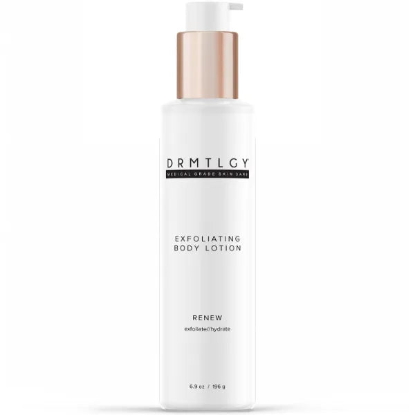 DRMTLGY Skin Lotion. For Rough and Bumpy Skin, KP, Dry Skin, and Folliculitis. 12% Alpha Hydroxy Acid (AHA) Lotion - 6.9 Oz