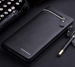 Curewe Kerien Card & ID Case Wallet for Men and Women Black Color