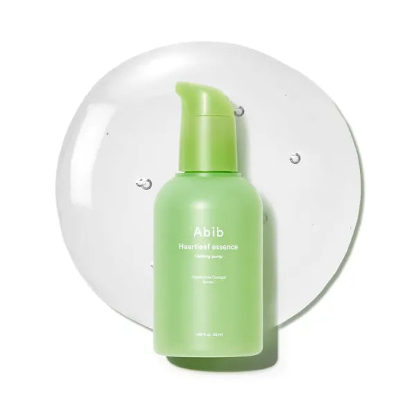 Abib Heartleaf Essence Calming Pump 1.69 fl oz / 50ml I Essence for Face, Soothing, Hydrating