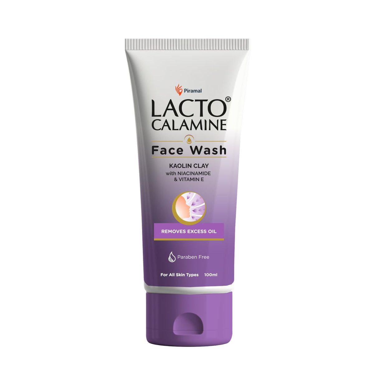 Lacto Calamine face wash with kaolin clay with niacinamide vitamin E for oily skin 100ml