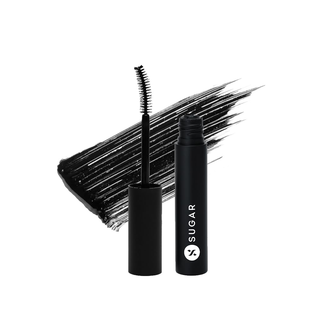 SUGAR Cosmetics Uptown Curl Lengthening Mascara - 01 Black Beauty (Black)