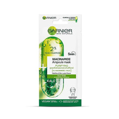 Garnier Ampoule Serum Mask with Turnip Niacinamide - For Oily Acne-Prone Skin