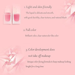 DEROL Blush Silky Cream Liquid For Cheeks Face Palette Bronzer Highlighter Shape Contour Stick Moisturizing And Breathable Matte Finish Long-wearing Waterproof Women (Love Me 03#), Pack Of 1, 1 g