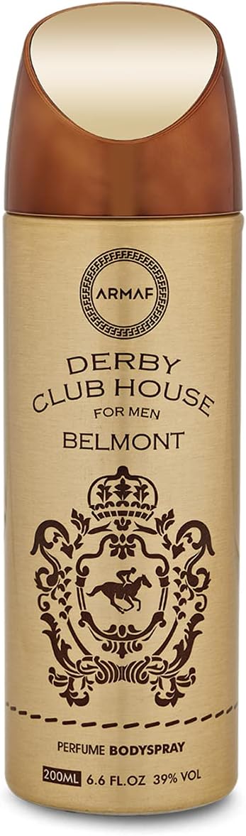 Armaf Derby Club House Balmont Man Brown Deodorant for men 200 ML - Perfumes - body spray for men - Fairness, fresh, relaxing all day - Deo