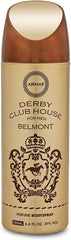 Armaf Derby Club House Balmont Man Brown Deodorant for men 200 ML - Perfumes - body spray for men - Fairness, fresh, relaxing all day - Deo