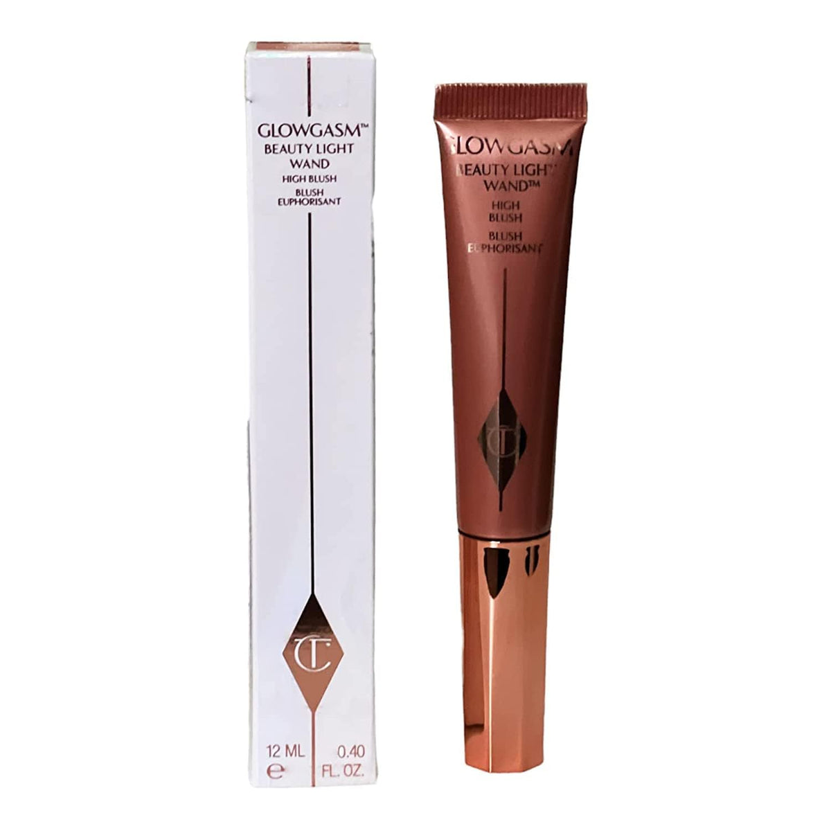 Charlotte Tilbury Glowgasm Beauty Light Wand In PINKGASM. Highlight Blush 12ml