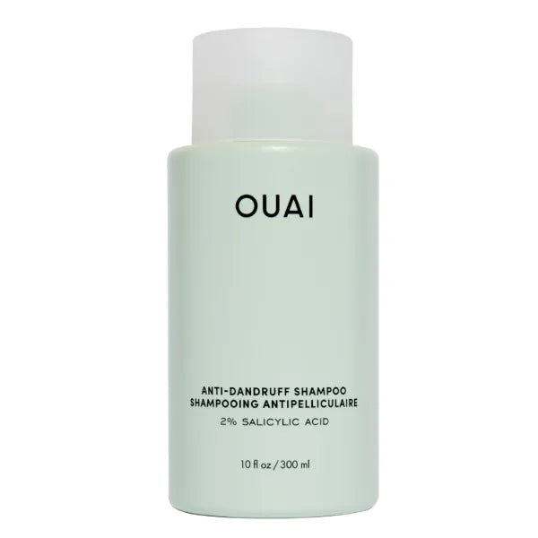 OUAI Anti Dandruff Shampoo - Soothing Salicylic Acid Shampoo for Flaky, Dry and Itchy Scalp - Reduces Itching, Redness and Irritation - Sulfate Free Scalp Care (10 Fl Oz)