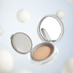 Rom&nd Nu Zero Cushion (04 Beige 23) Long Lasting, High Coverage, Semi Matte Finish, Flawless Complexion Without Cakey Face, Makeup Base and Fixer, Thinly Layered, Korean Cushion Foundation
