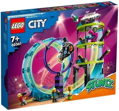 LEGO LEGO® City Ultimate Stunt Riders Challenge 60361 Building Toy Set (385 Pieces)