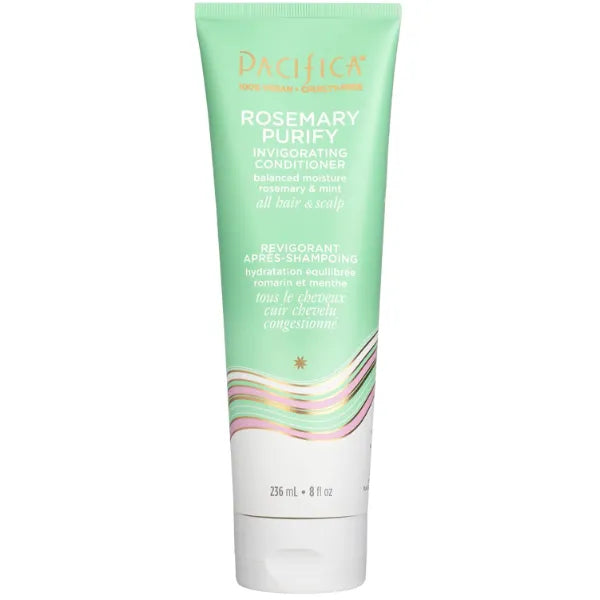 Pacifica Conditioner – Rosemary Purify Invigorating Conditioner with Hydrating Jojoba & Cooling Mint for Balanced Moisture, Sulfate-Free, Vegan & Cruelty-Free, 8 oz
