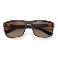 PUKCLAR Sunglasses for Men Polarized Lightweight TR90 Frame UV400 Spring Hinges Sunglasses