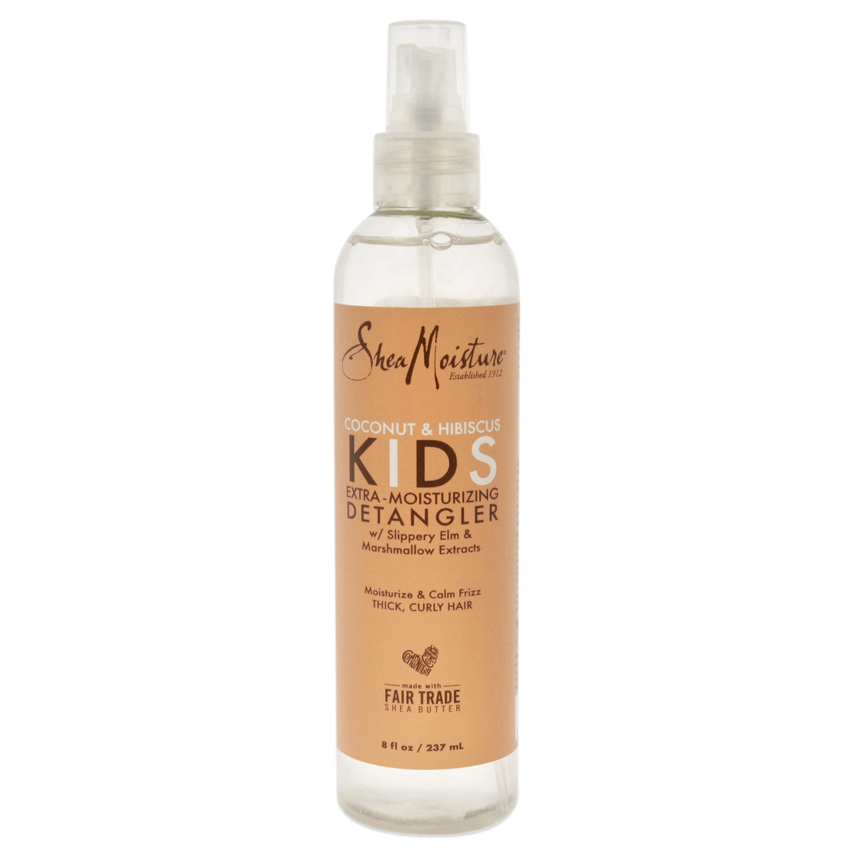 SHEA MOISTURE Kids Coconut & Hibiscus Extra-Moisturizer Detangler, 8 Fluid Ounce