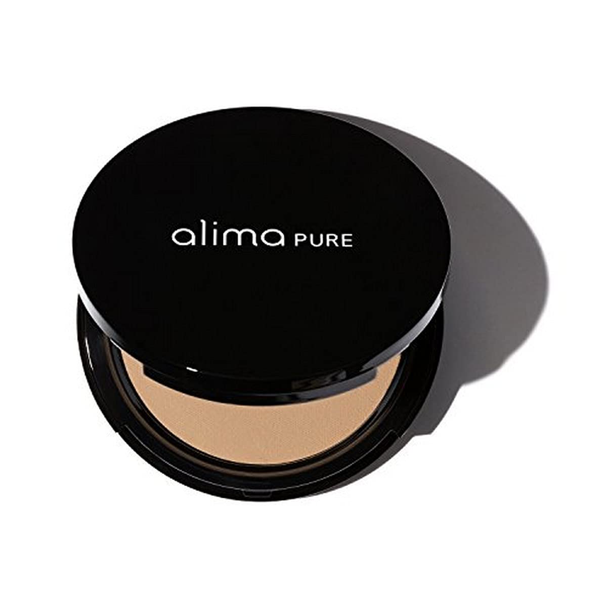 Alima Pure Pressed Foundation with Rosehip Antioxidant Complex - Pressed Powder- Mineral Powder Foundation (0.31oz/ 9.0 g) | Chestnut