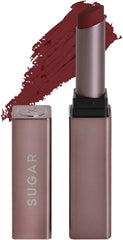 SUGAR Cosmetics Mettle Satin Lipstick - 03 Emma (Reddish Brown), Red, 2.2 g Super Hydrating, Smoothens Fine Lines