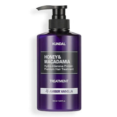 KUNDAL Honey&Macadamia Hydro-Intensive Protein Premium Nature Hair Treatment(Amber Vanilla) 500ml