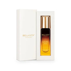 BellaVita Luxury G.O.A.T. Eau De Parfum Travel Size Edition 20 ml | Long-Lasting Perfume & Cologne for Men | Mini Vanilla Perfume with Bergamot, Lavender & Patchouli | Premium Men's Fragrance