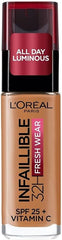 L'OREAL PARIS, Infaillible 24hr Freshwear Foundation 330 Hazelnut