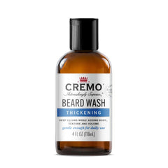 Cremo Beard Thickening Wash, Deep Cleans While Adding Body, Texture and Voulme, Gentle Enogh for daily use - 4oz