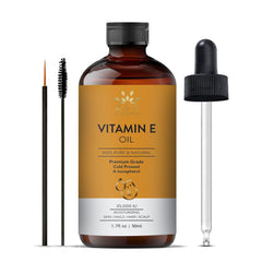 AVD Organics 100% Pure Vitamin E Oil 35000 IU | Premium Grade Cold|Pressed and Tocopherol | for Skin Face Body Hair & Nail moisturiser 50ML