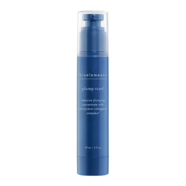 Bioelements Plump Start, Skin Plumping Serum to Improve Fullness & Smooth Fine Lines, Includes Collagen-4 Complex For All Skin Types, Vegan, Gluten Free, Never Tested on Animals - 2 fl oz