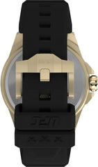 Timex Men's Analogue Quartz Watch with Rubber Strap TW2W73600, Black, strap