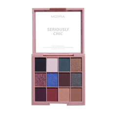 Moira Seriously Chic Palette - 12 Shades - Vegan - Cruelty Free - Matte Finish - Eye Shadows