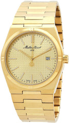 Mathey-Tissot Quartz Gold Dial Men's Watch H117PDI - Gold-tone