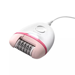 Philips Satinelle Essential Corded compact epilator BRE255/00, 2 Years Warranty