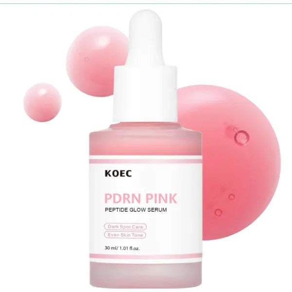 KOEC PDRN Pink Peptide Glow Serum – Dark Spot Care with Rose Complex & Adenosine
