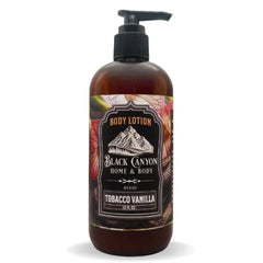 Black Canyon Home and Body Tobacco Vanilla Scented Body Lotion with Lanolin and Jojoba Oil, 12 Oz