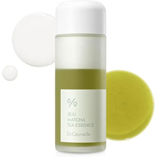 Dr.Ceuracle Jeju Matcha Tea Essence Skin Purifying Milky Toner with Matcha Extract, 9 Peptide, Ceramide, Korean Skincare Essence