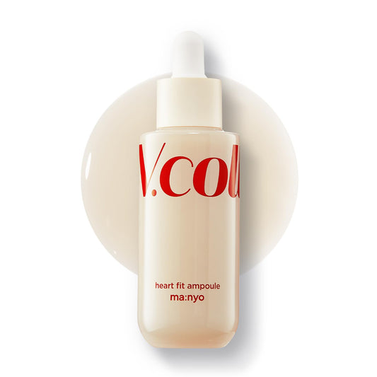 MANYO V.collagen Heart Fit Ampoule - Korean daily skin care, Moisturize the skin barrier to help keep the skin moist and elastic 1.69 fl oz (50ml)