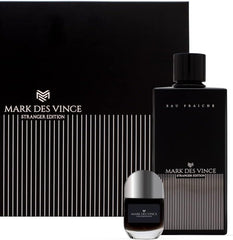 Mark Des Vince Stranger Edition Eau De Parfum Gift Set For Men EDP 100ML + Eau Fraiche 200ML + Concentrated Perfume 15ML (Pack of 3)