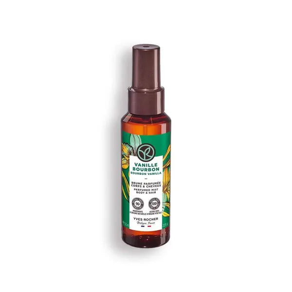 Yves Rocher Sweet Bourbon Vanilla Hair and Body Spray Long Lasting Mist Women 100 ml /3.3 fl.oz