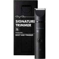 MARLOWE. No. 069 Hair Trimmer for Men, Signature Body Hair Trimmer, Lightweight, Waterproof Personal Groomer with Detachable Stainless Steel & Ceramic Blades, Rechargeable Battery