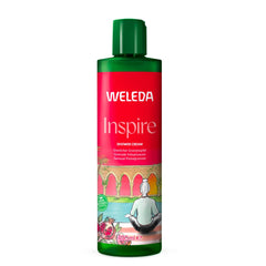 Weleda Bio Inspire Vegan Shower Gel XL - Natural Pomegranate Cosmetics for Women and Men with Orange/Vanilla Scent - Natural Skincare Bath Soap for Face and Body Cleansing (1 x 400ml)