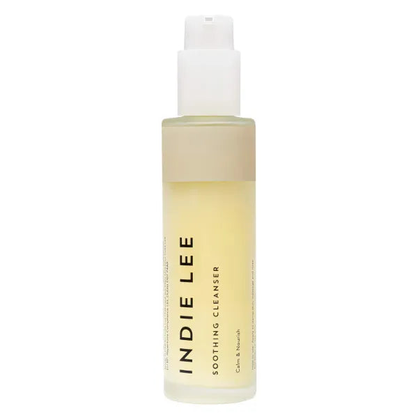 Indie Lee Soothing Facial Cleanser, Gentle, Moisturizing Face Wash + Makeup Remover for Sensitive Skin, Hydrate & Calm Redness with Rose Damascena & Chamomile Oil, Plump & Exfoliate with PHAs, 125ml
