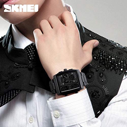 Skmei Sport Watch For Men Analog-Digital Plastic, sk1274 - Black