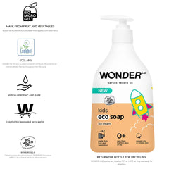 Kids Eco Shower Gel, Ice Cream Scent 540ml