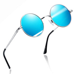 Joopin Round Polarized Sunglasses for Men Women, UV Protection Sun Glasses Small Circle Hippie Lennon Shades Sunglasses