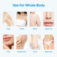 MLAY T14 IPL Laser Hair Removal Device, Hair Remover With Ice Cooling, 500000 Flashes, 5 Energy Levels, Permanent Painless Epilator For Face Back Leg Arm Armpit Bikini Line,3 lamps(HR+Bikini+Face)