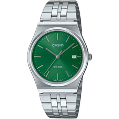 Casio Men's Watch - MTP-B145D-7BVDF White Dial Silver / Green