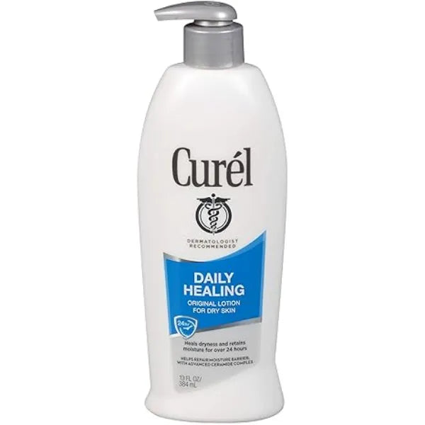 Curel Daily Healing Moisture Body Lotion, Original Formula 13 Fl Oz (Pack of 2)