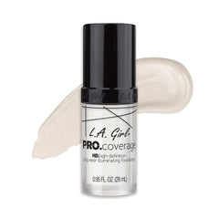 La Girl Pro Coverage Luminous Liquid Foundation - White